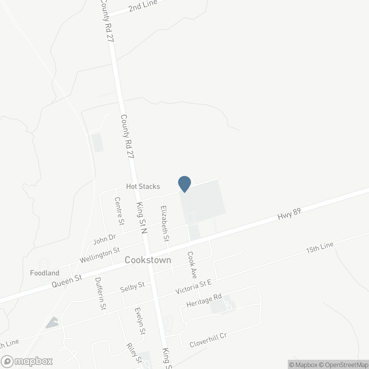 22 EAST JOHN STREET, Cookstown, Ontario L0L 1L0
